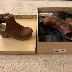 Brown Free People Amber Orchard Clog